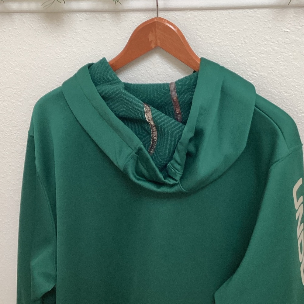 Under Armour Forest Green Zip-Up Hoodie - Picture 6 of 7